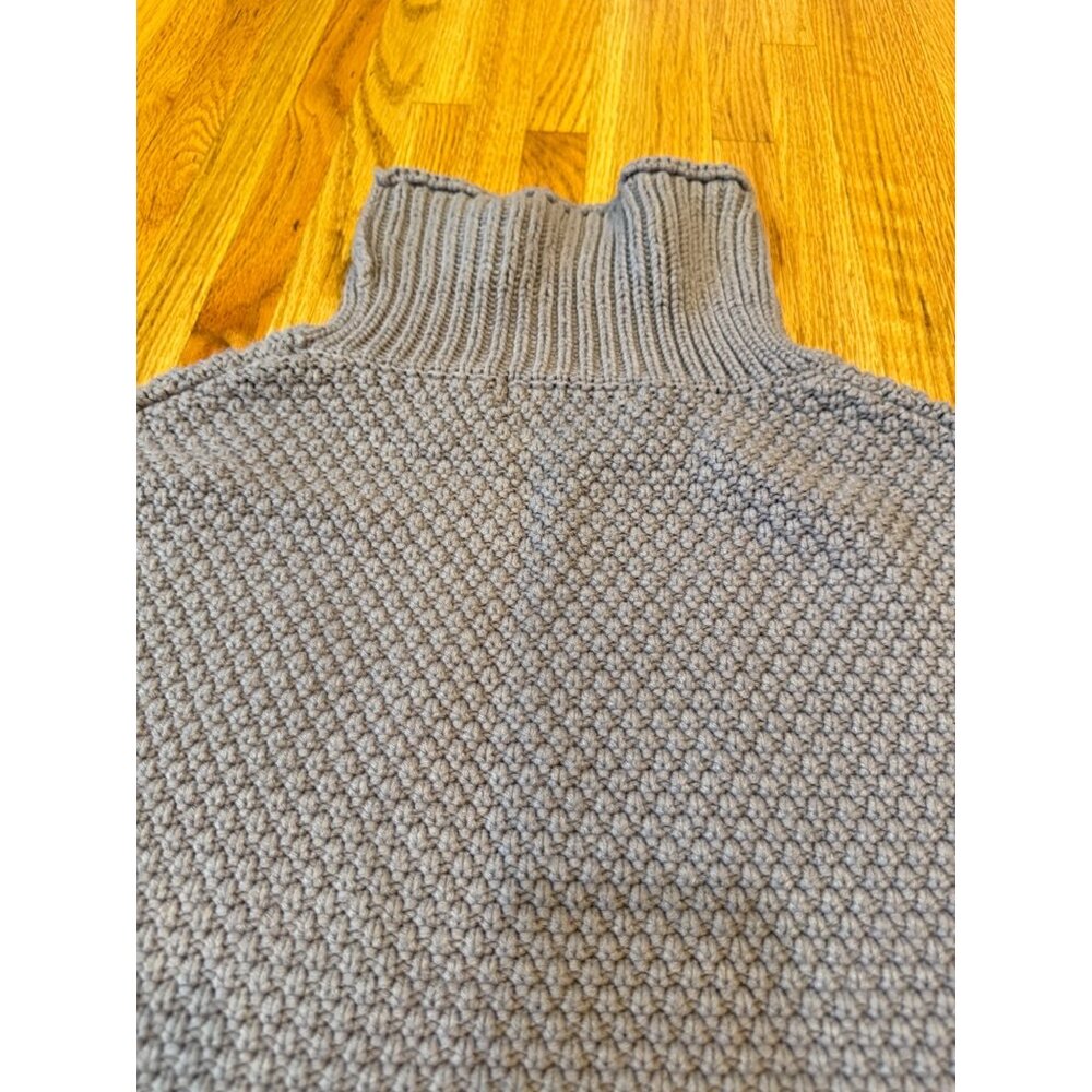 Vintage-Style Fashion Brand Turtleneck Sweater Womens L Acrylic Knit Purple - Picture 7 of 9